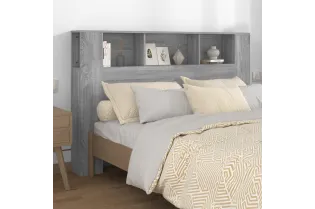 Armoire de tête de lit Sonoma gris 160x18,5x104,5 cm