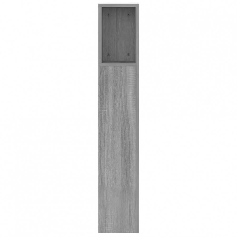 Armoire de tête de lit Sonoma gris 160x18,5x104,5 cm