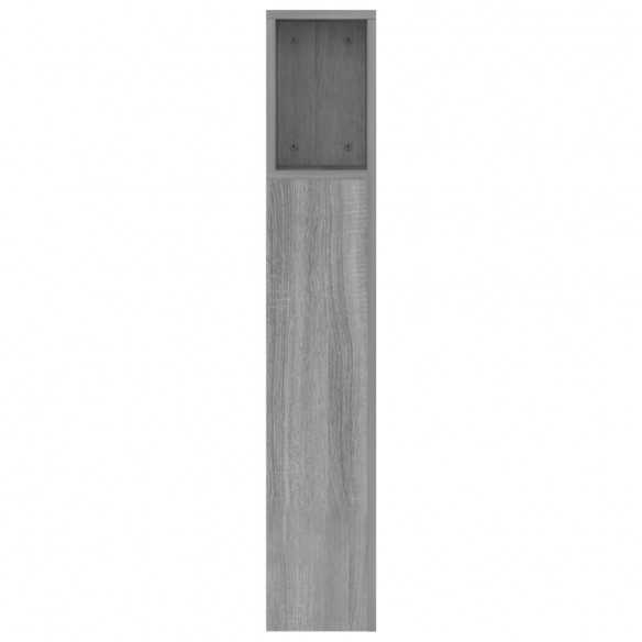 Armoire de tête de lit Sonoma gris 160x18,5x104,5 cm