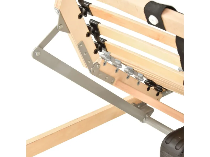 Sommier à lattes électrique avec 28 lattes 7 zones 90x200 cm