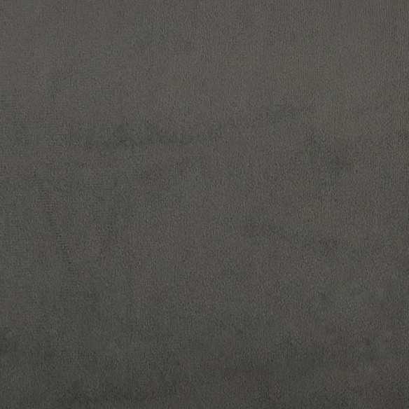 Lit Gris foncé 140x190 cm Velours