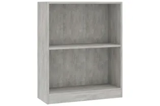 Bibliothèque Gris béton 60x24x74,5 cm  2