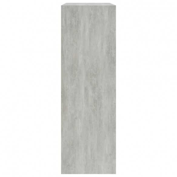 Bibliothèque Gris béton 60x24x74,5 cm 