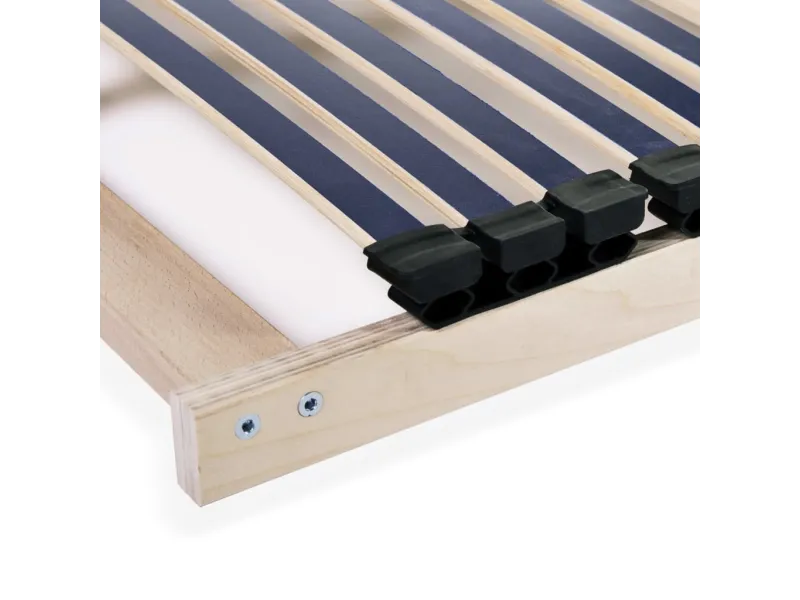 Sommier à lattes avec 42 lattes 7 zones 140 x 200 cm