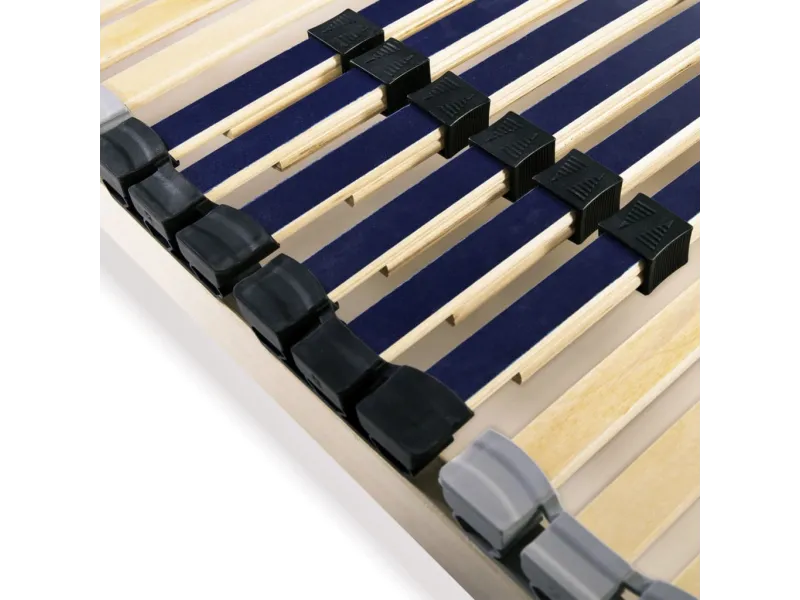 Sommier à lattes avec 42 lattes 7 zones 140 x 200 cm