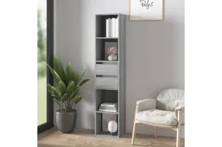 Bibliothèque Sonoma gris 36x30x171 cm