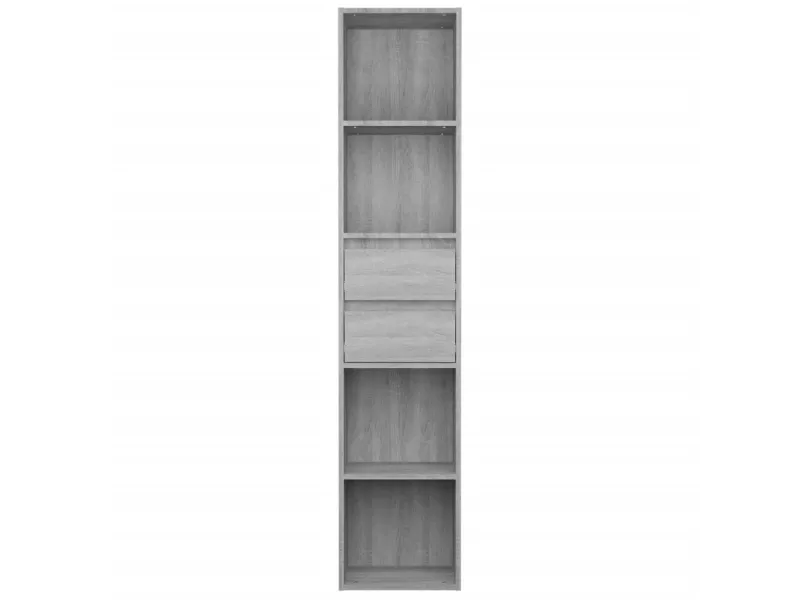 Bibliothèque Sonoma gris 36x30x171 cm 