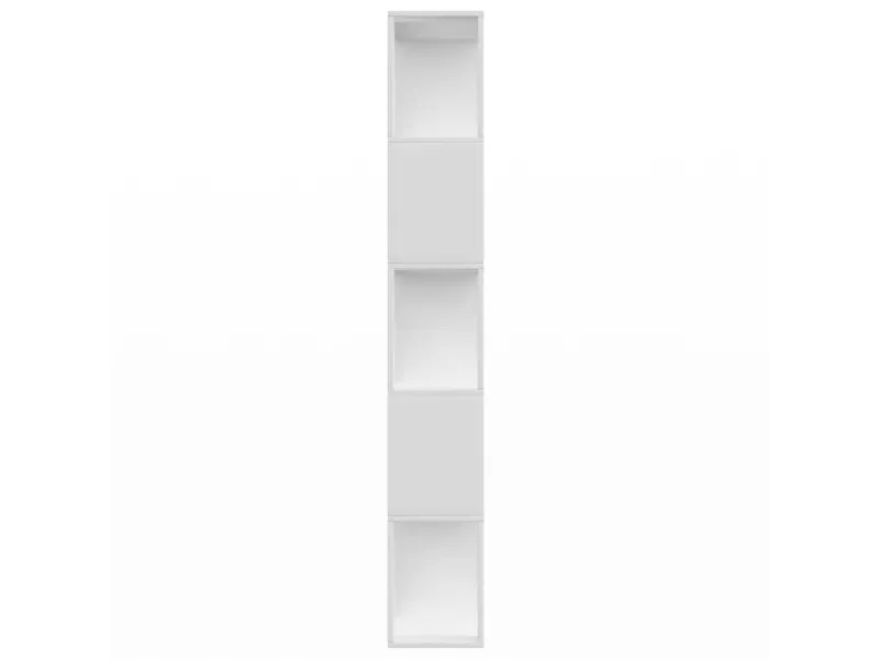 Bibliothèque/Séparateur de pièce Blanc 80x24x159 cm Aggloméré