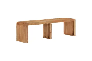 Banc 160x38x45 cm bois massif d'acacia