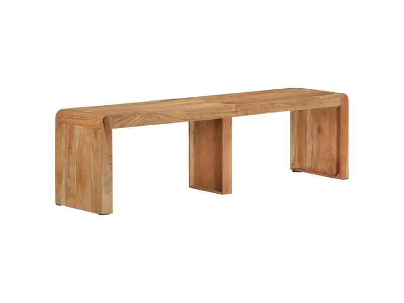 Banc 160x38x45 cm bois massif d'acacia