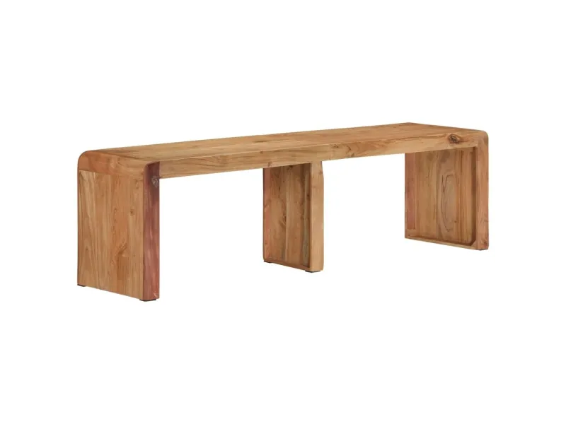 Banc 160x38x45 cm bois massif d'acacia
