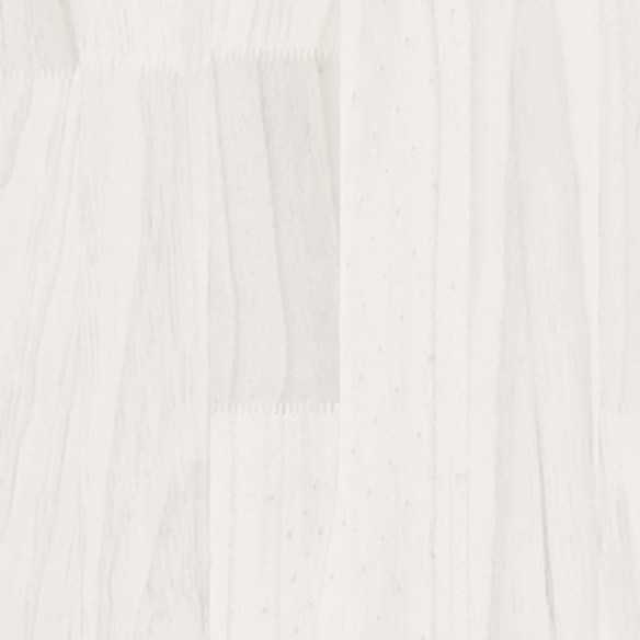 Bibliothèque/Séparateur de pièce Blanc 100x30x71,5cm Pin massif