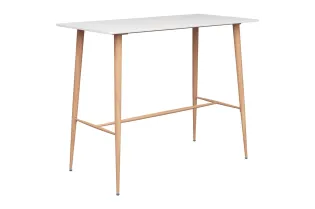 Table de bar Blanc 120x60x105 cm
