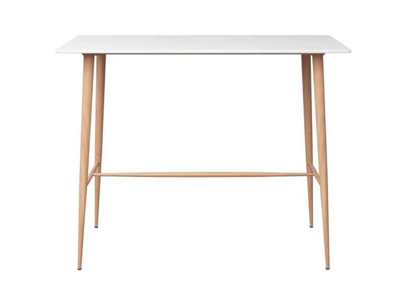 Table de bar Blanc 120x60x105 cm