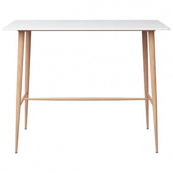 Table de bar Blanc 120x60x105 cm