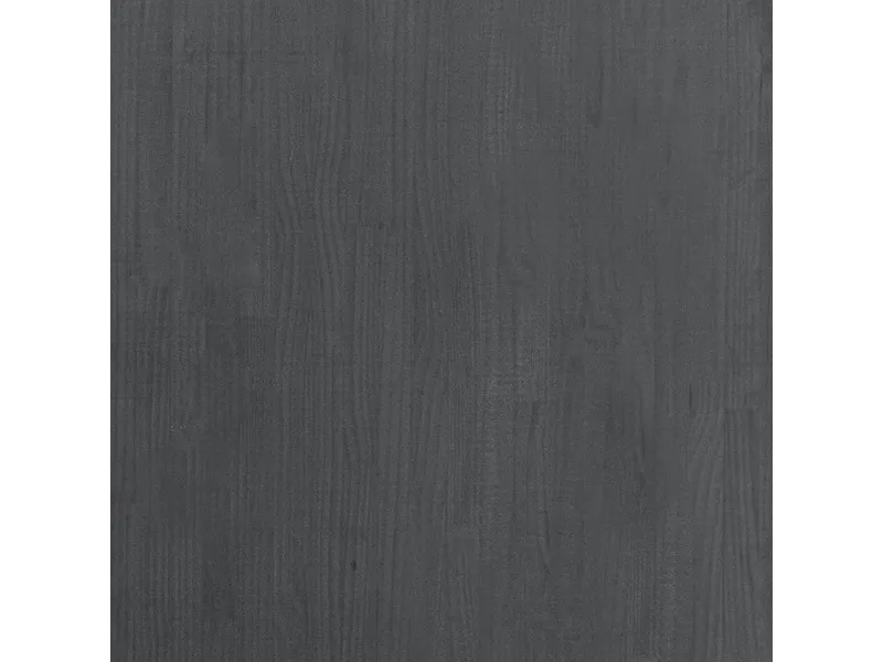 Bibliothèque à 3 niveaux Gris 80x30x105 cm Bois de pin massif