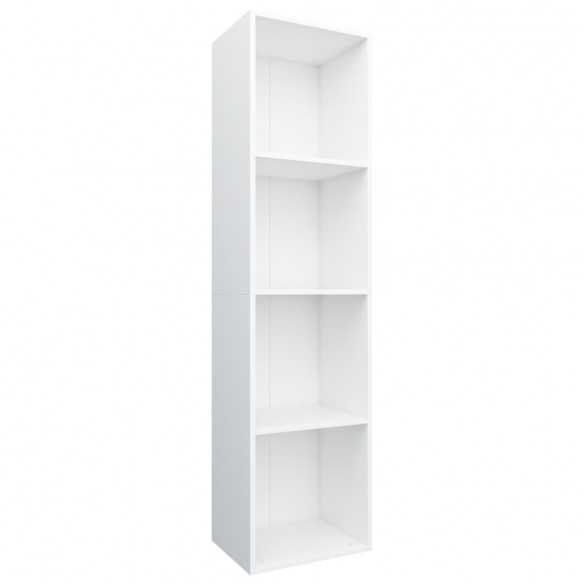Bibliothèque/Meuble TV Blanc 36x30x143 cm 