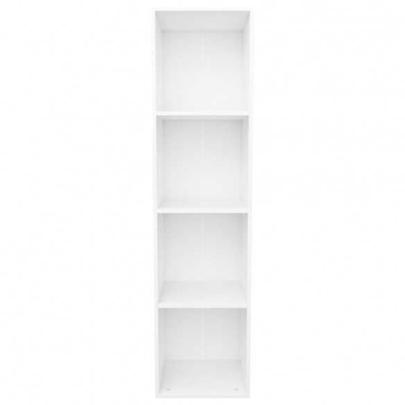 Bibliothèque/Meuble TV Blanc 36x30x143 cm 