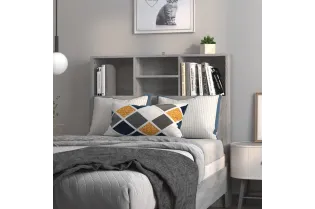 Armoire de tête de lit Sonoma gris 100x19x103,5 cm