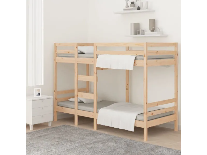 Lit superposé 80x200 cm Bois de pin massif
