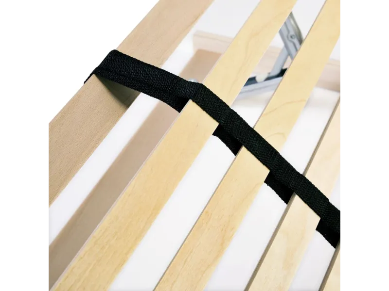 Sommier à lattes avec 28 lattes 7 zones 140 x 200 cm