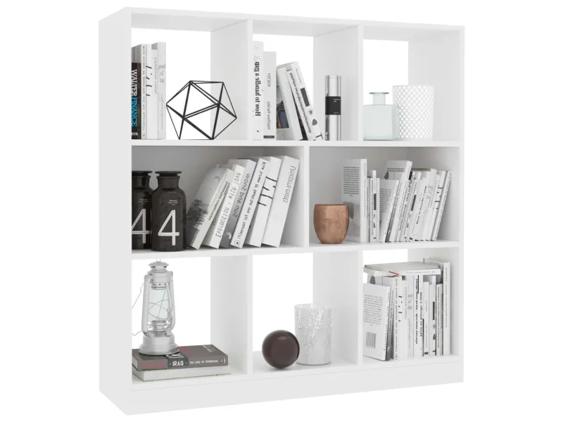 Bibliothèque Blanc 97,5x29,5x100 cm 