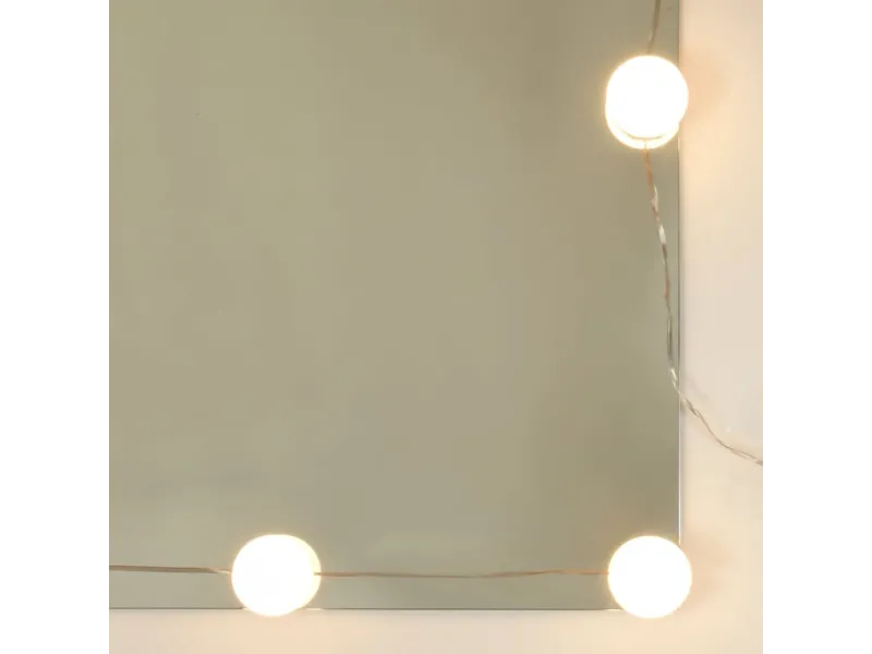 Coiffeuse avec LED Chêne sonoma 60x40x140 cm