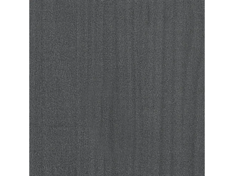 Bibliothèque à 2 niveaux Gris 100x30x70 cm Bois de pin massif