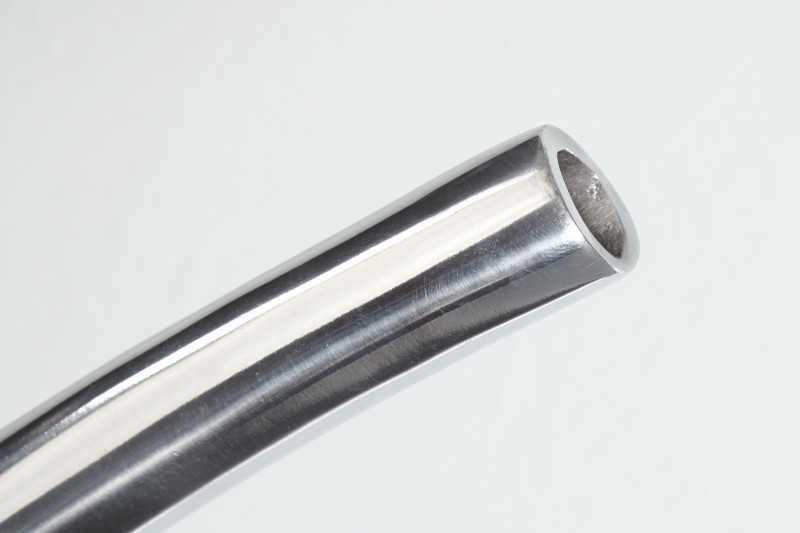 Vase décoratif 106 cm en boucle teinté argenté