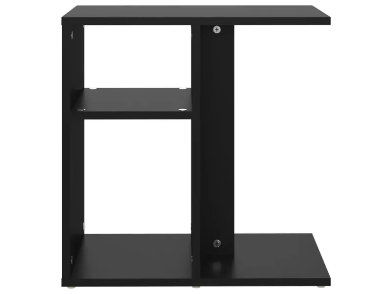 Table d'appoint Noir 50x30x50 cm Aggloméré