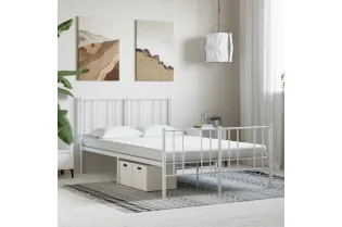 Matelas en mousse blanc 140x200 cm 7 zones dureté 20 ILD 2