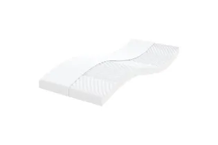 Matelas en mousse 2 pcs blanc 90x200 cm 7 zones dureté 20 ILD 2
