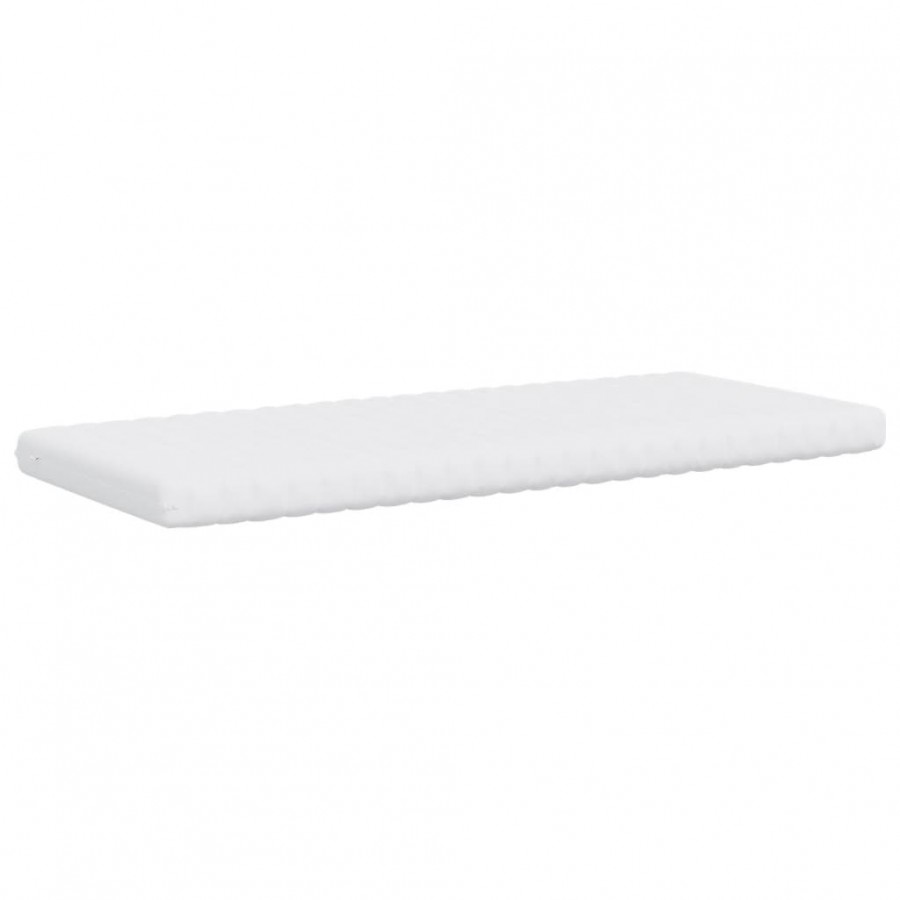 Matelas en mousse 2 pcs blanc 90x200 cm 7 zones dureté 20 ILD
