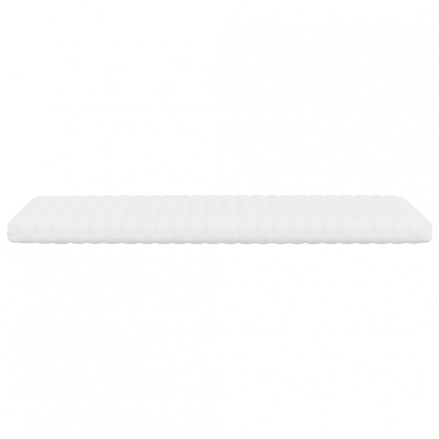 Matelas en mousse 2 pcs blanc 90x200 cm 7 zones dureté 20 ILD