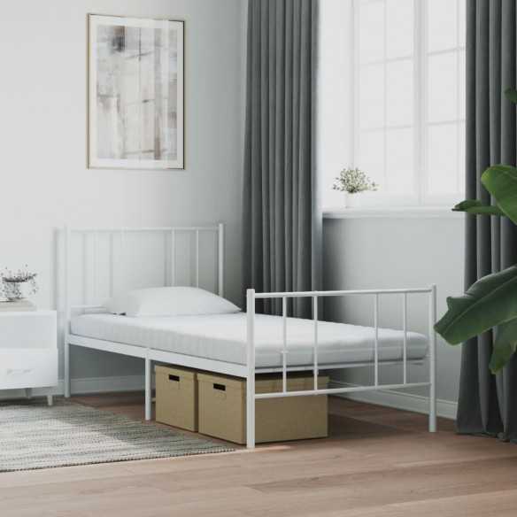 Matelas en mousse 2 pcs blanc 90x190 cm 7 zones dureté 20 ILD Matelas en mousse 2 pcs blanc 90x190 cm 7 zones dureté 20 ILD