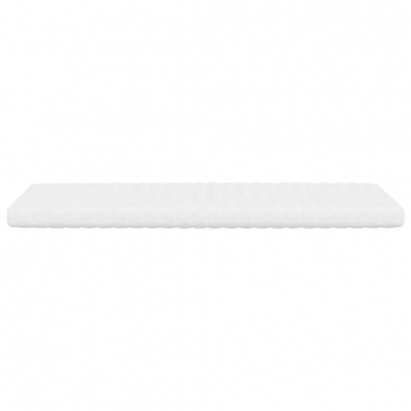 Matelas en mousse 2 pcs blanc 90x190 cm 7 zones dureté 20 ILD Matelas en mousse 2 pcs blanc 90x190 cm 7 zones dureté 20 ILD