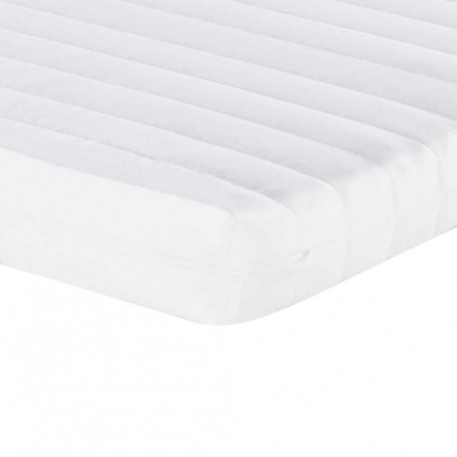 Matelas en mousse 2 pcs blanc 90x190 cm 7 zones dureté 20 ILD