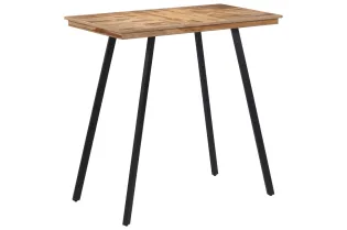 Table de bar 110x55x105 cm bois de teck solide