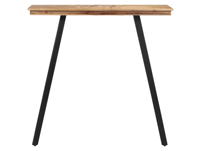 Table de bar 110x55x105 cm bois de teck solide