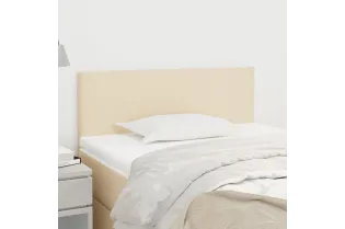 Tête de lit Crème 90x5x78/88 cm Tissu