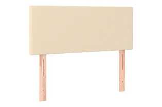 Tête de lit Crème 90x5x78/88 cm Tissu 2
