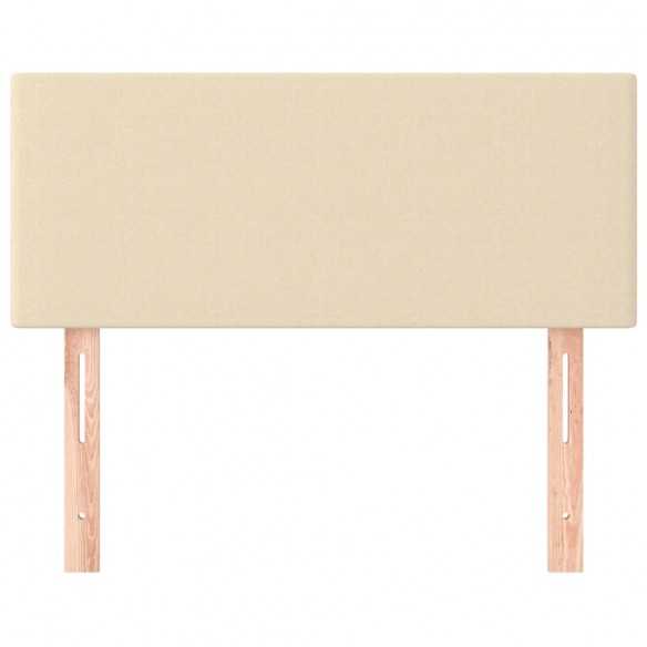 Tête de lit Crème 90x5x78/88 cm Tissu