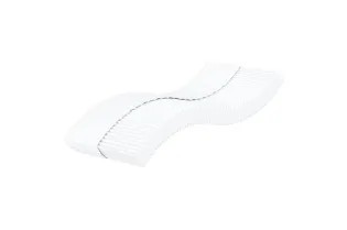 Matelas en mousse blanc 90x200 cm dureté H2 H3