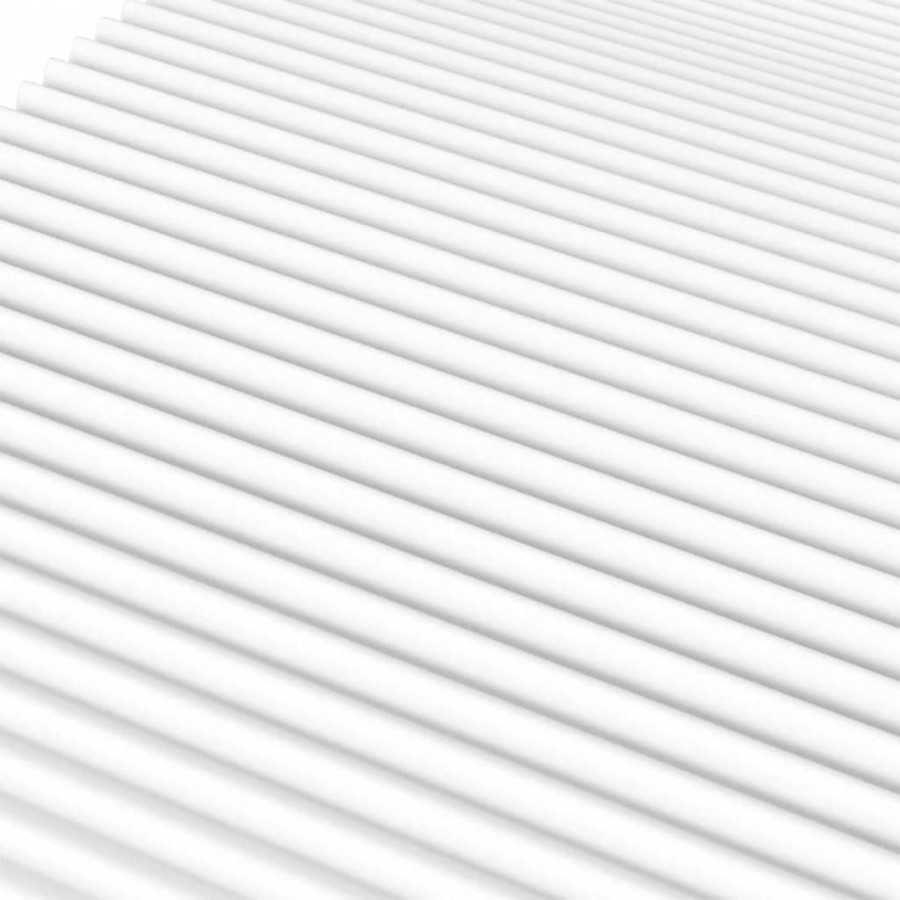 Matelas en mousse blanc 90x200 cm dureté H2 H3