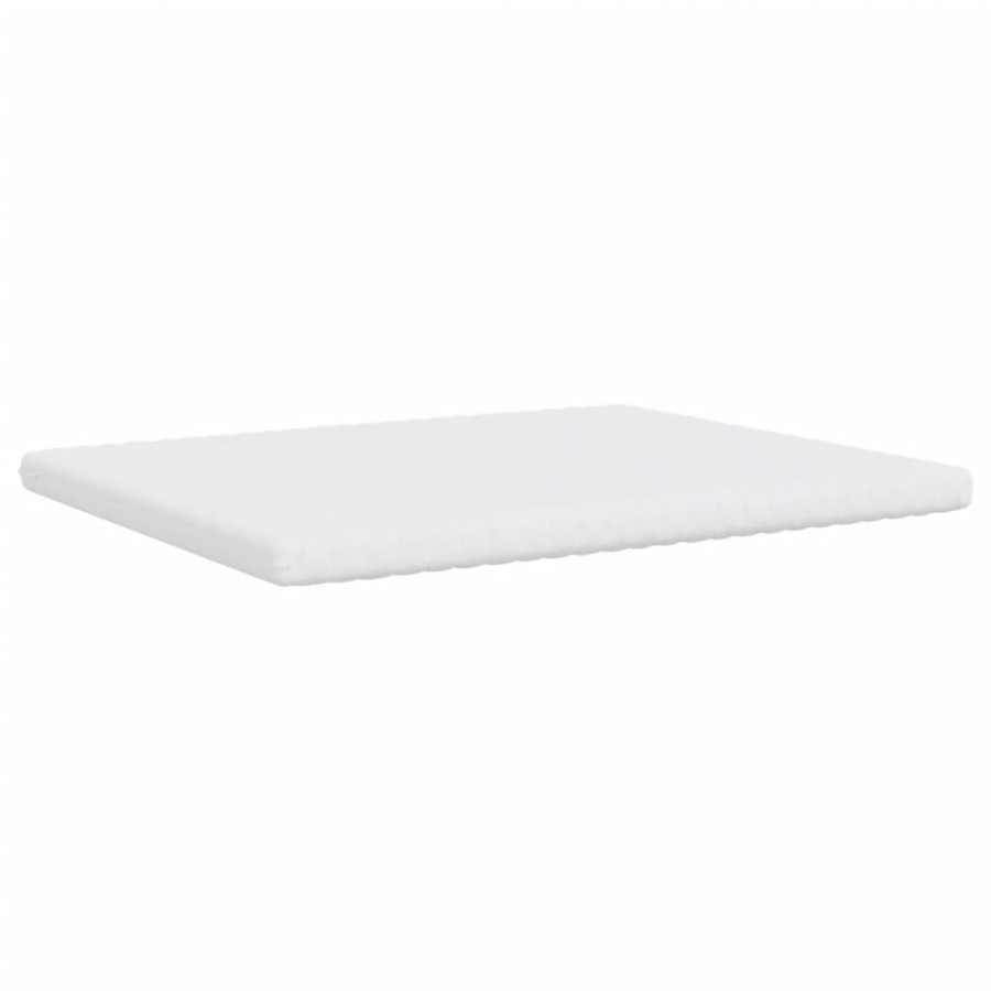 Matelas en mousse blanc 160x200 cm 7 zones dureté 20 ILD