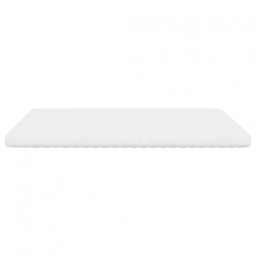Matelas en mousse blanc 160x200 cm 7 zones dureté 20 ILD