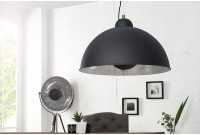 Lampe suspension design coloris noir et doré Lampe suspension design coloris noir et doré
