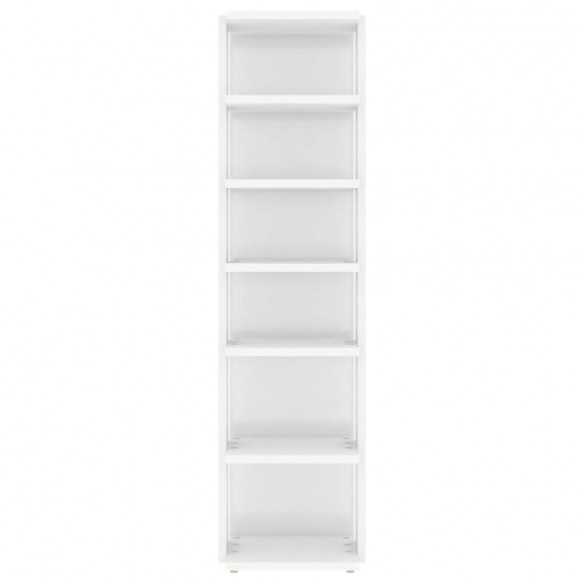 Armoire à chaussures Blanc brillant 27,5x27x102 cm