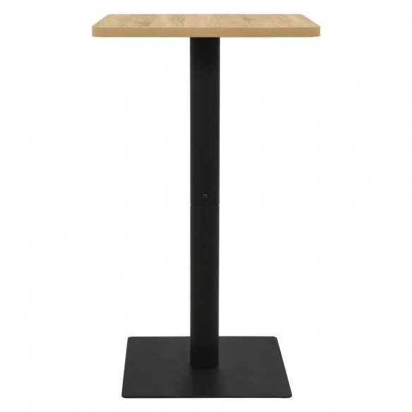 Table de bistro Couleur chêne 70x70x107 cm