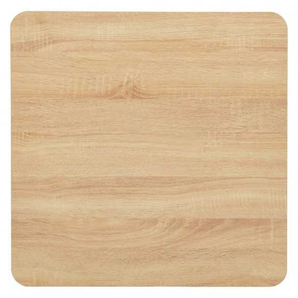 Table de bistro Couleur chêne 70x70x107 cm